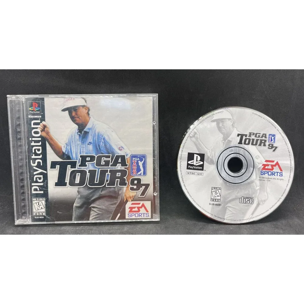 PGA Tour 97 (Sony PlayStation‎ 1, 1996) 1997 PS1 Complete CIB W/ Manual